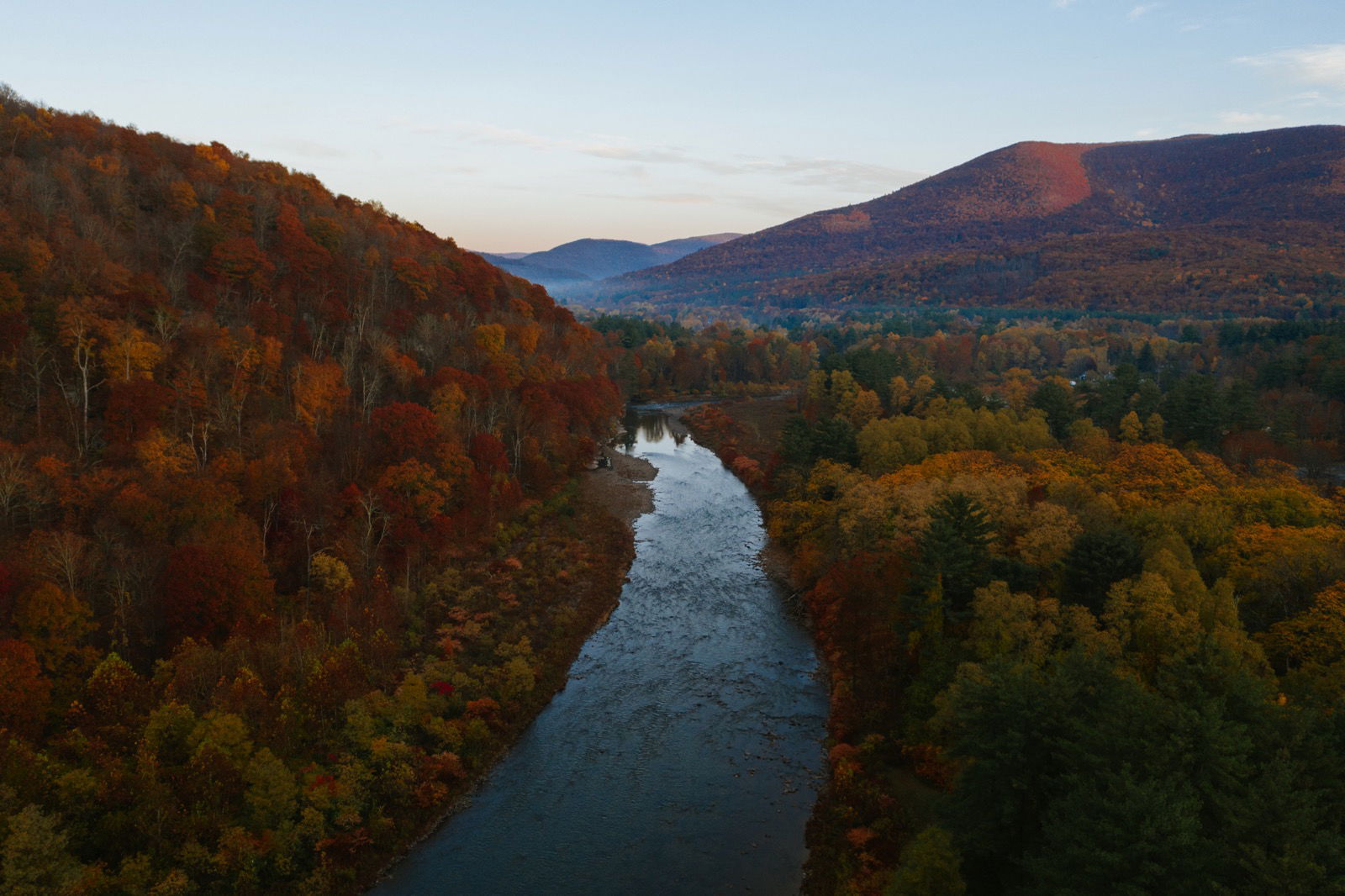 The Leeway property view with creek access in Mount Tremper, Catskills